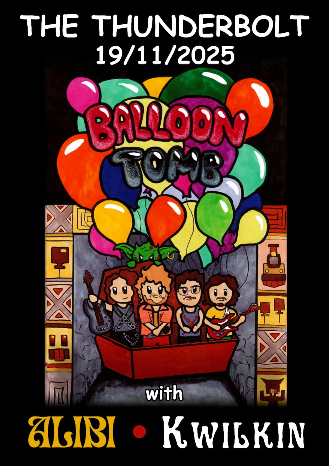 The Thunderbolt gig poster